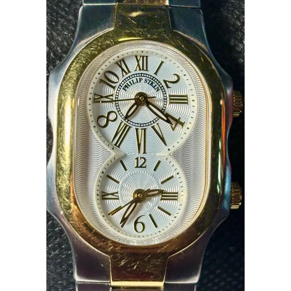 Philip Stein Signature Small Two-Tone Watch (Model 1TF)